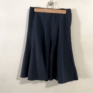 Dress Barn Navy Full Midi Skirt